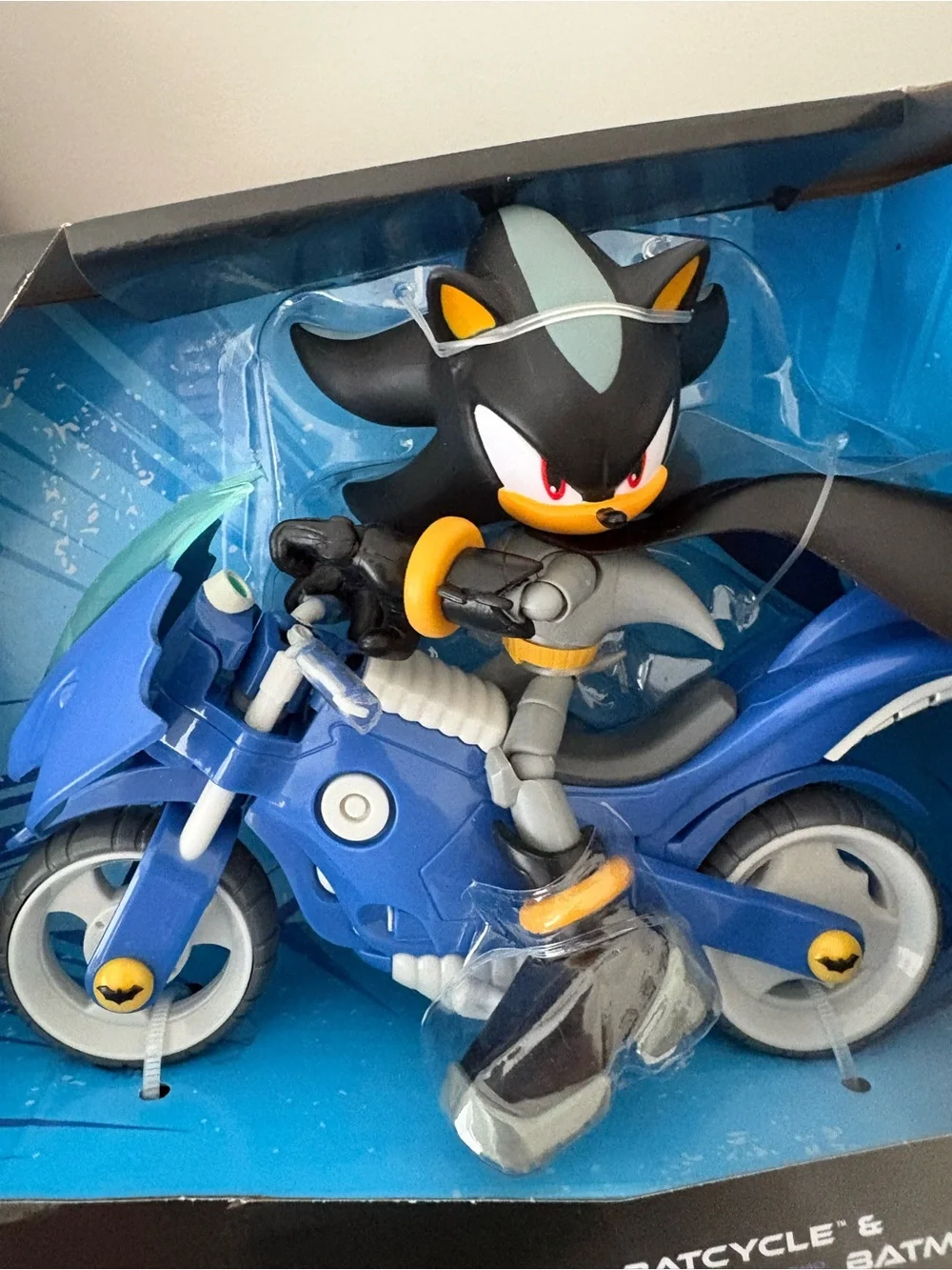 New! Sonic the Hedgehog Shadow with Blue Batcycle - Official Collectible
